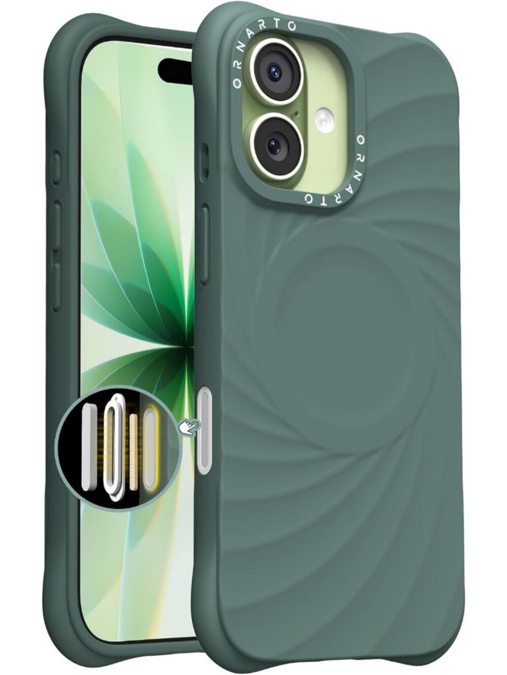 iPhone 17 Case - MagSafe Compatible, Pine Green, Slim & Durable Protection